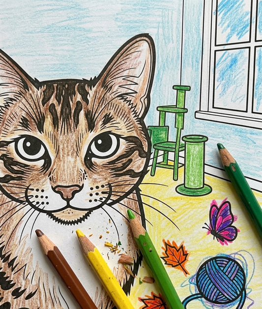 Before The Line — Livro de Colorir - Paws&Moments
