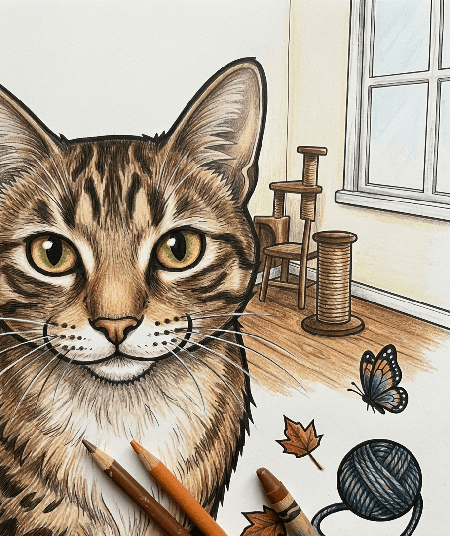 Before The Line — Livro de Colorir - Paws&Moments