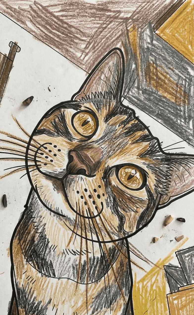 Before The Line — Livro de Colorir - Paws&Moments